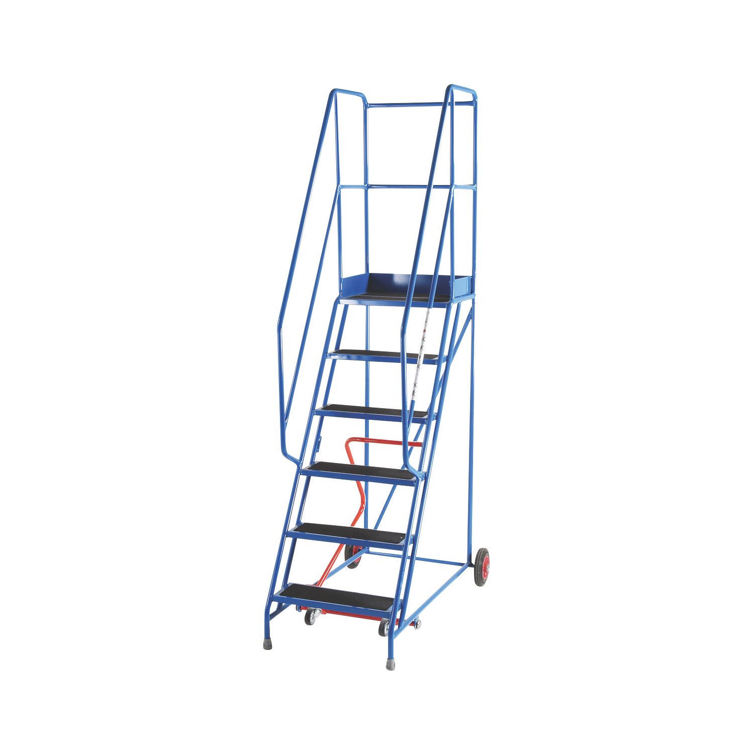 TB Davies Steel 1.5m Blue 6 Step Podium Steps (861TX)
