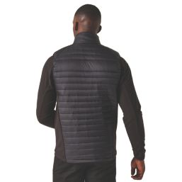 Regatta Navigate Hybrid Bodywarmer Black/Orange Pop 2X Large 47" Chest