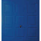 Gliderol Georgian 8' x 6' 6" Non-Insulated Frameless Steel Up & Over Garage Door Signal Blue