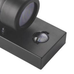 Saxby Icarus Outdoor Wall Light With PIR Sensor Black
