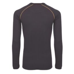 Site  Long Sleeve Base Layer Top Black Large 40" Chest