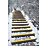 COBA Europe Cobragrip Black & Hi-Vis Yellow GRP Anti-Slip Stair Tread Cover 1000mm x 345mm x 55mm