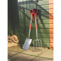 Spear & Jackson  Carbon Steel Digging Fork & Spade 2 Pcs