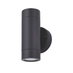 LAP Bronx Outdoor Up & Down Wall Light Black