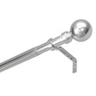 Renaissance Polished Chrome Curtain Pole 28/25mm x 120-210cm