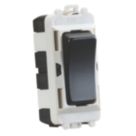 Knightsbridge  20AX Grid DP Control Switch Matt Black