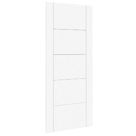 Green & Taylor  Satin Painted White Wooden Ladder Internal Fire FD30 Door 1981mm x 838mm