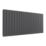 Reina Flat Double 600mm x 1402mm 5002BTU Anthracite Horizontal Designer Radiator