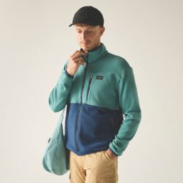 Regatta Frankie Colour Block Full Zip Fleece Arctic Moonlight Denim Small 41.7" Chest