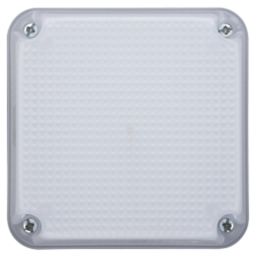 Luceco Storm Indoor & Outdoor Square LED Bulkhead Grey 4.5W 400lm