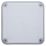 Luceco Storm Indoor & Outdoor Square LED Bulkhead Grey 4.5W 400lm