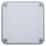 Luceco Storm Indoor & Outdoor Square LED Bulkhead Grey 4.5W 400lm