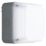 Luceco Storm Indoor & Outdoor Square LED Bulkhead Grey 4.5W 400lm