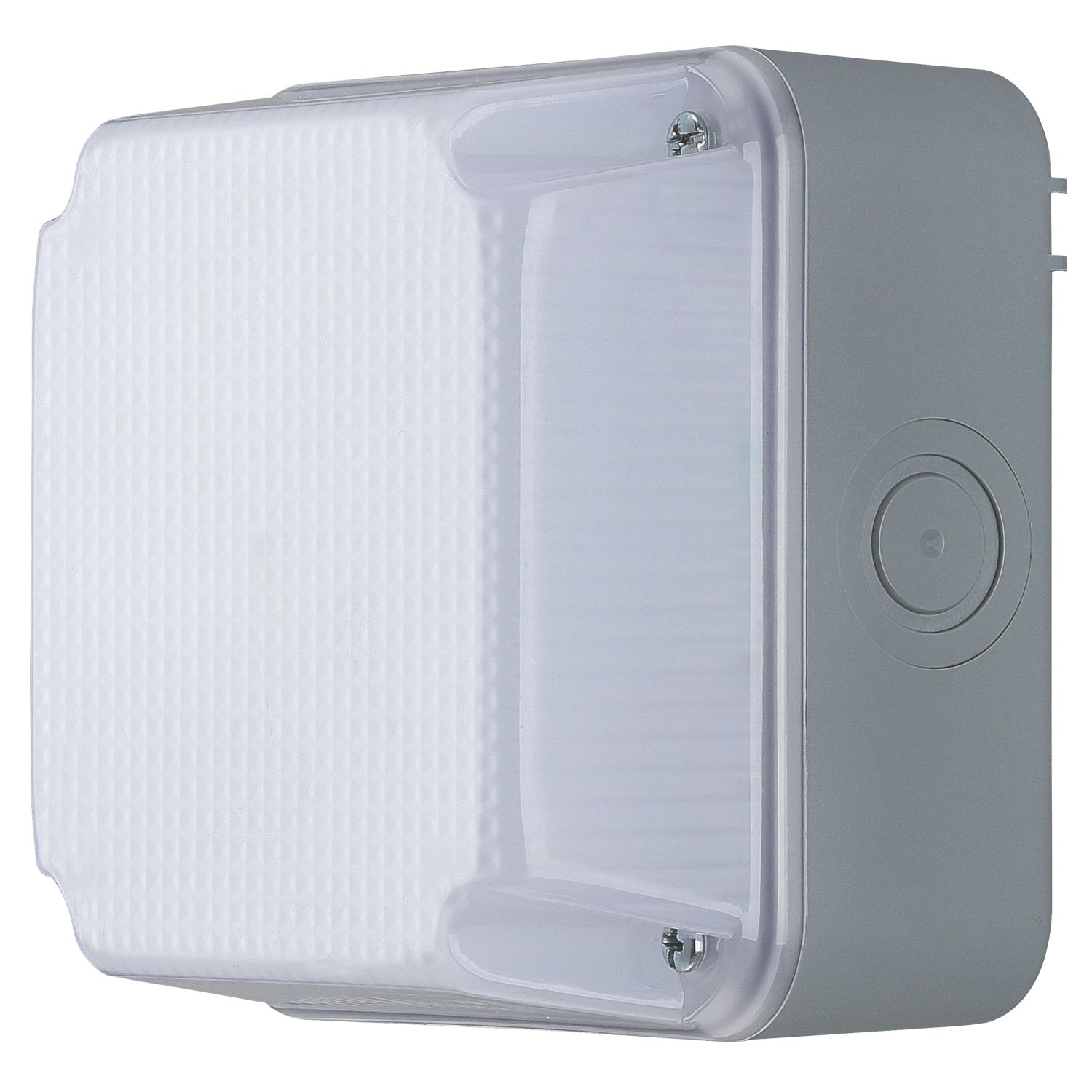 Luceco Storm Indoor & Outdoor Square LED Bulkhead Grey 4.5W 400lm (862JX)