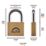 Squire LN5 Brass Keyed Alike Water-Resistant   Padlock 50mm