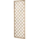 Forest Hidcote Softwood Rectangular Garden Trellis 2' x 6' 10 Pack