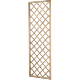 Forest Hidcote Softwood Rectangular Garden Trellis 2' x 6' 10 Pack