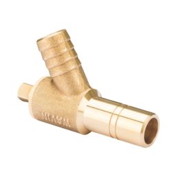 Hep2O Push-Fit Keyless Drain Cock 15mm