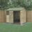Forest Beckwood 7' 6" x 6' (Nominal) Reverse Apex Shiplap Timber Shed with Assembly