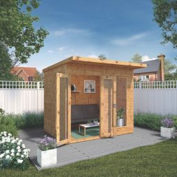 Mercia Maine 7' 6" x 6' (Nominal) Pent Timber Summerhouse