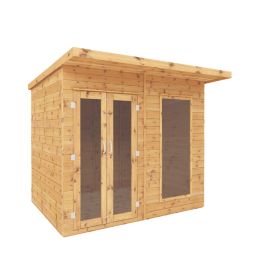 Mercia Maine 7' 6" x 6' (Nominal) Pent Timber Summerhouse