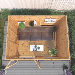 Mercia Maine 7' 6" x 6' (Nominal) Pent Timber Summerhouse