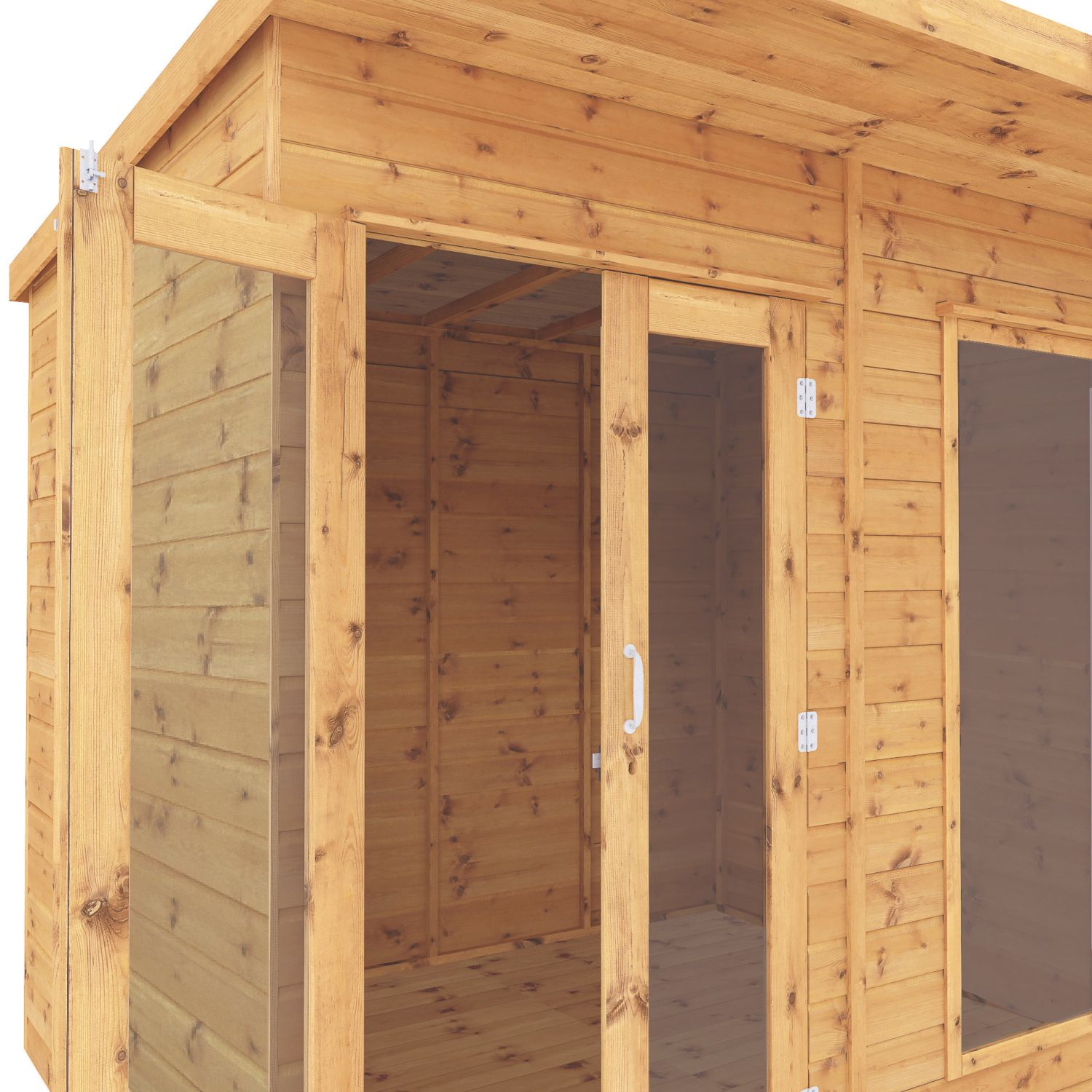 Mercia Maine 7' 6" x 6' (Nominal) Pent Timber Summerhouse (862YL)