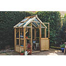 Forest Vale 4' x 6' (Nominal) Timber Greenhouse with Assembly