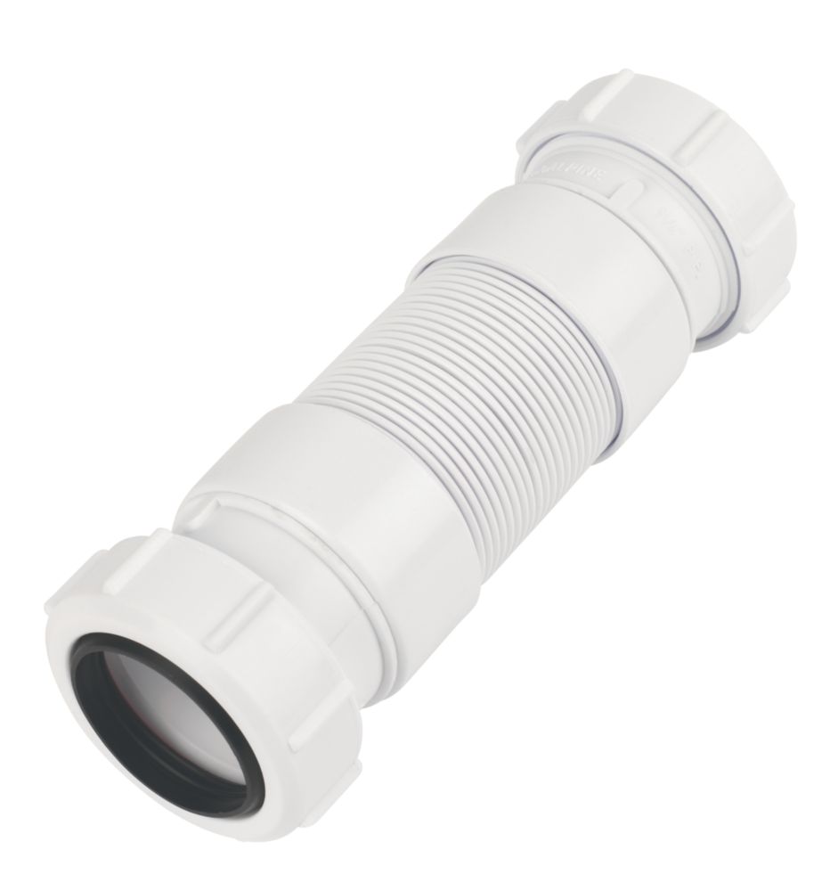 McAlpine FLEXCON4 Flexible Connector White 40mm x 157-242mm