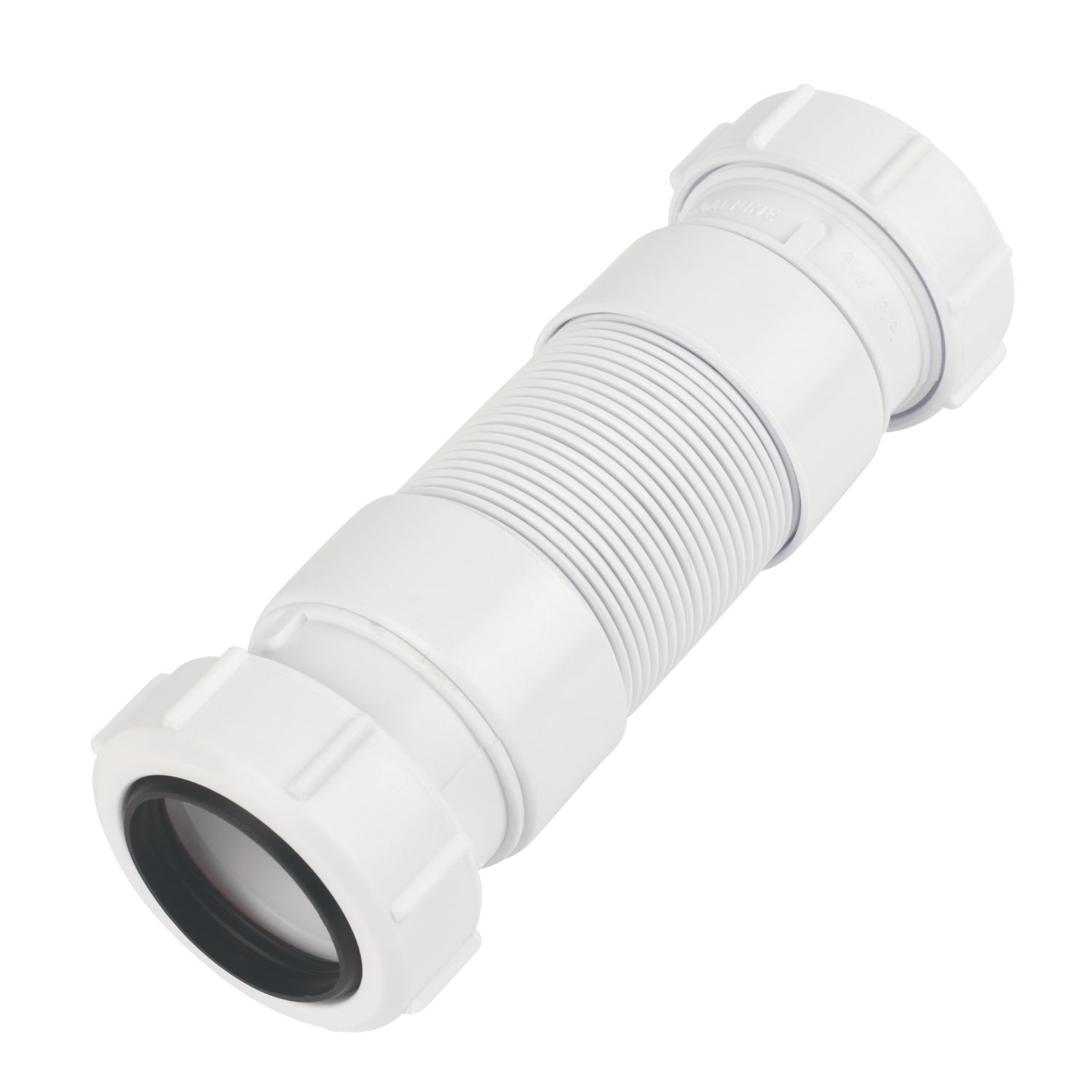 McAlpine FLEXCON4 Flexible Connector White 40mm x 157-242mm (86386)