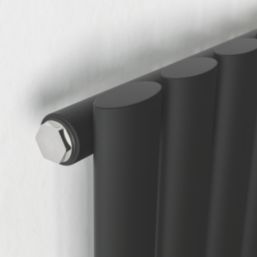 Ximax Fortuna 1000mm x 410mm 1707BTU Black Vertical Designer Radiator