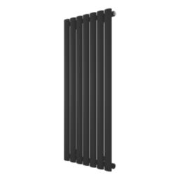 Ximax Fortuna 1000mm x 410mm 1707BTU Black Vertical Designer Radiator