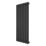 Ximax Fortuna 1000mm x 410mm 1707BTU Black Vertical Designer Radiator