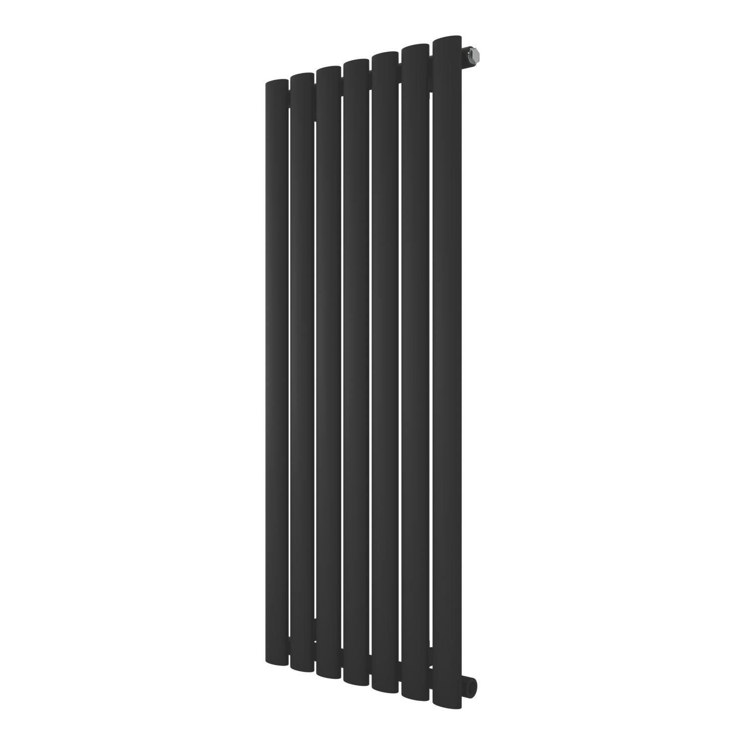 Ximax Fortuna 1000mm x 410mm 1707BTU Black Vertical Designer Radiator (863AC)