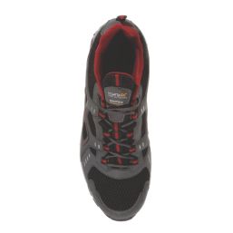 Regatta Vendeavour Size 8  Granite / Rio Red Waterproof  Non Safety Trainers