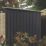 Rowlinson Trentvale 6' 6" x 3' 6" (Nominal) Pent Metal Shed Dark Grey