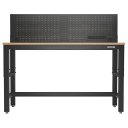 Bunker  1830mm Workbench with Peg Board + 3.1A 3-Outlet Type A USB Charger