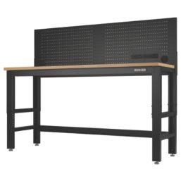 Bunker  1830mm Workbench with Peg Board + 3.1A 3-Outlet Type A USB Charger