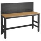 Bunker  1830mm Workbench with Peg Board + 3.1A 3-Outlet Type A USB Charger