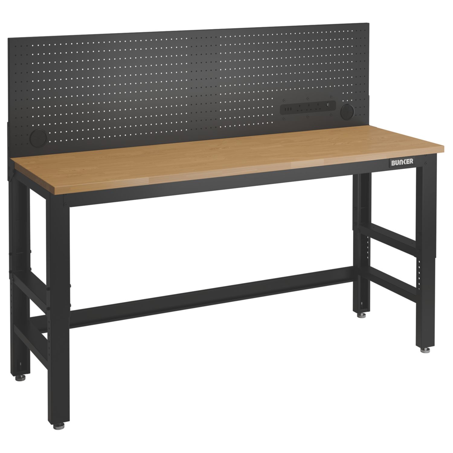 Bunker 1830mm Workbench with Peg Board + 3.1A 3-Outlet Type A USB Charger (863CN)