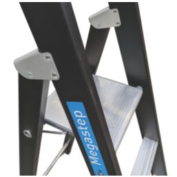 Zarges Aluminium 1.49m 3 Step Platform Step Ladder