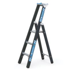 Zarges Aluminium 1.49m 3 Step Platform Step Ladder