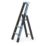 Zarges Aluminium 1.49m 3 Step Platform Step Ladder
