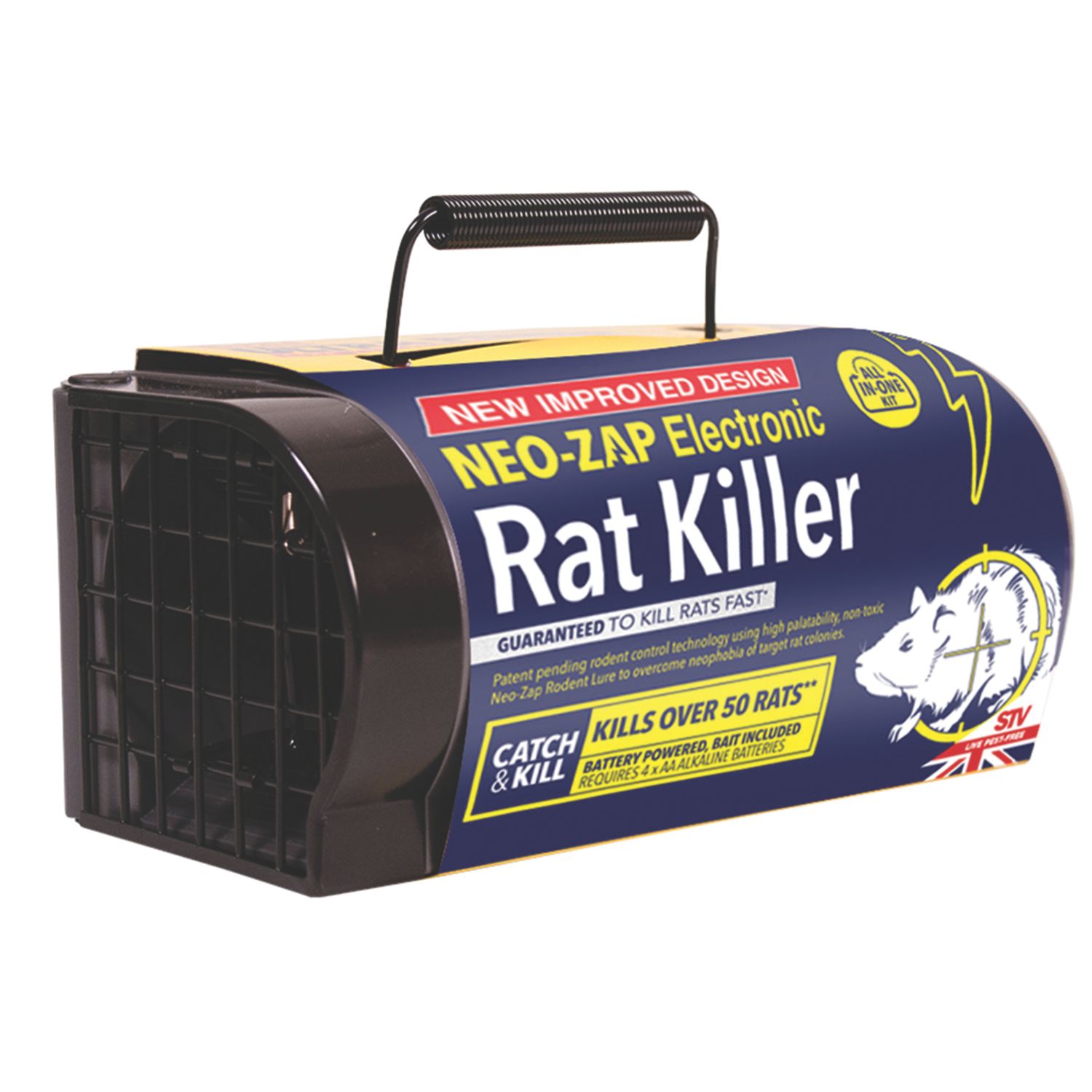 The Big Cheese Plastic Battery-Powered Rat Electric Rat Killer (863CR)