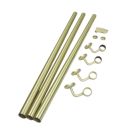 Rothley  Steel Handrail Kit Satin Brass 3600mm