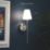 UME  Multi Colour Rechargeable LED Silver Wall Lights with Tapered Shade 4.9W 200lm 2 Pack
