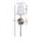UME  Multi Colour Rechargeable LED Silver Wall Lights with Tapered Shade 4.9W 200lm 2 Pack