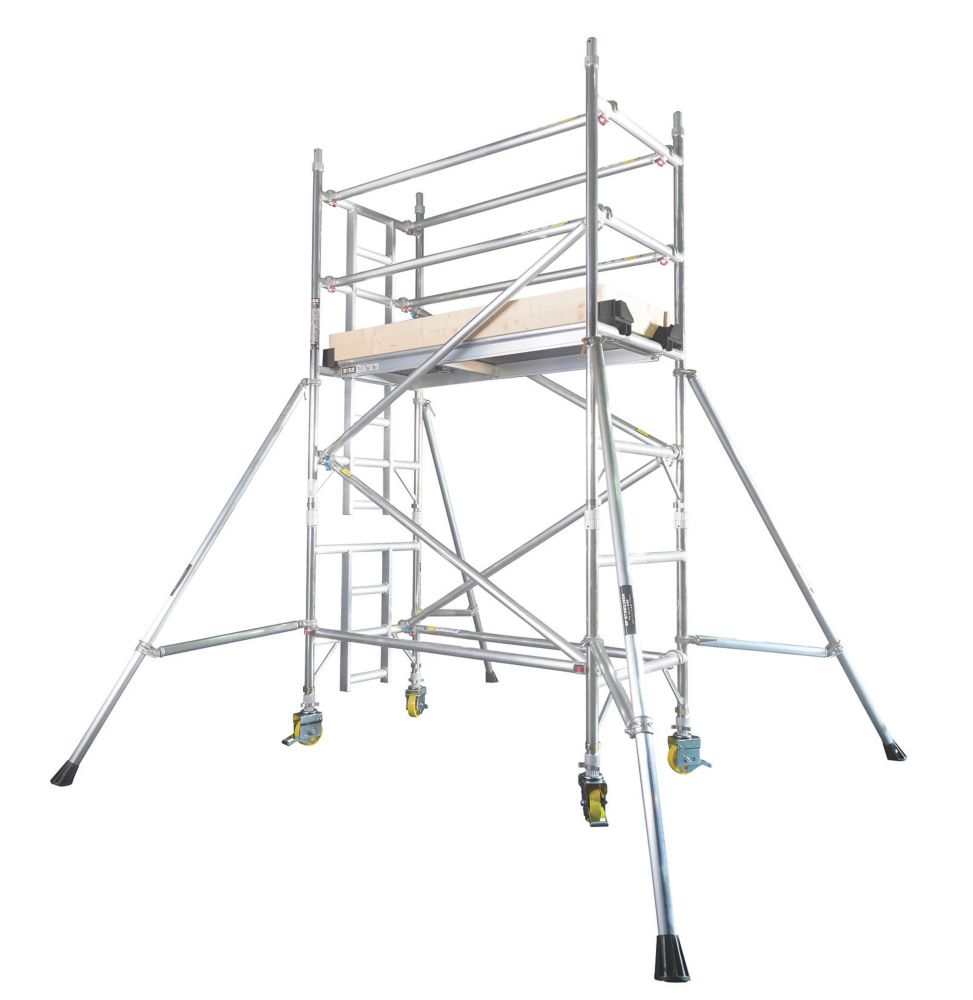 Boss Ladderspan 3T Single Depth Aluminium Tower 0.6m X 1.8m X 2.2m ...