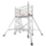 Boss Ladderspan 3T
 Single Depth Aluminium Tower 0.6m x 1.8m x 2.2m
