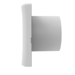 Manrose Quiet Fan X5/ QF100TX5OP 100mm (4") Axial Bathroom Extractor Fan with Timer White 220-240V